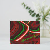 愛と希望の精神抽象芸術3Dレインボワート シーズンポストカード (スタンド正面)