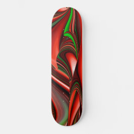 愛と希望の精神抽象芸術3Dレインボワート スケートボード