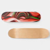 愛と希望の精神抽象芸術3Dレインボワート スケートボード (横)