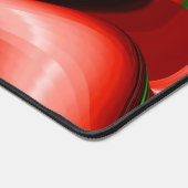 愛と希望の精神抽象芸術3Dレインボワート デスクマット (コーナー)