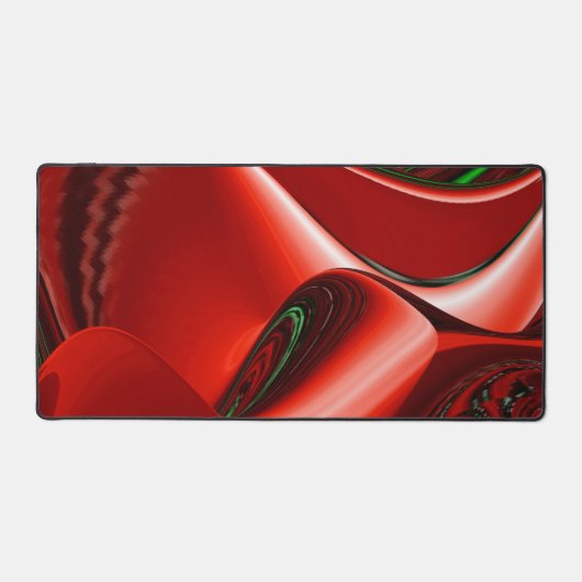 愛と希望の精神抽象芸術3Dレインボワート デスクマット (正面)