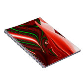 愛と希望の精神抽象芸術3Dレインボワート ノートブック (右側)