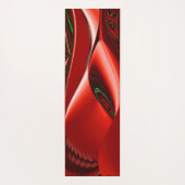 愛と希望の精神抽象芸術3Dレインボワート ヨガマット (裏面)