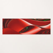 愛と希望の精神抽象芸術3Dレインボワート ヨガマット (正面(横))