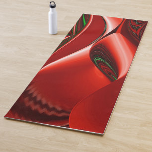 愛と希望の精神抽象芸術3Dレインボワート ヨガマット