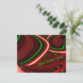 愛と希望の精神抽象芸術3Dレインボワート 出欠カード (スタンド正面)