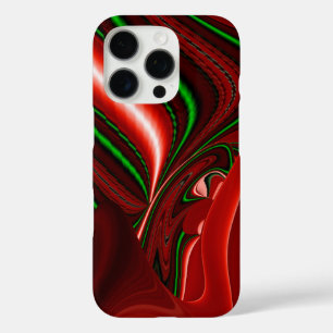 愛と希望の精神抽象芸術3Dレインボワート iPhone 16 PROケース