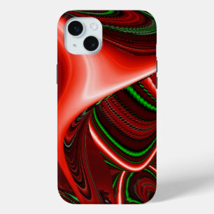 愛と希望の精神抽象芸術3Dレインボワート iPhone 15 MINIケース
