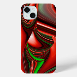 愛と希望の精神抽象芸術3Dレインボワート iPhone 15 MINIケース