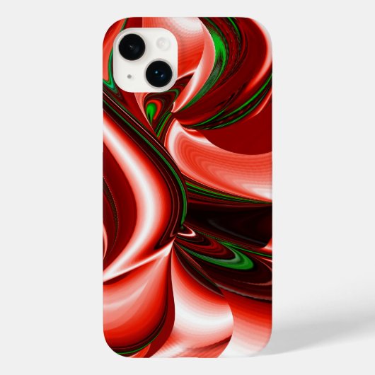 愛と希望の精神抽象芸術3Dレインボワート Case-Mate iPhoneケース (裏面)