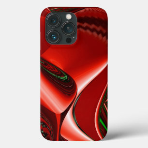 愛と希望の精神抽象芸術3Dレインボワート iPhone 13 PROケース