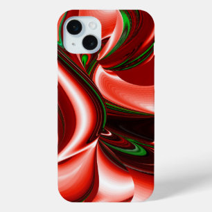愛と希望の精神抽象芸術3Dレインボワート iPhone 15 MINIケース