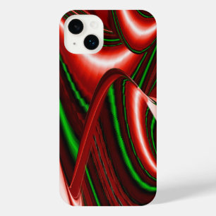 愛と希望の精神抽象芸術3Dレインボワート iPhone 14 PLUSケース