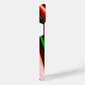 愛と希望の精神抽象芸術3Dレインボワート iPhoneケース (右側面)