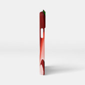 愛と希望の精神抽象芸術3Dレインボワート iPhoneケース (右側面)