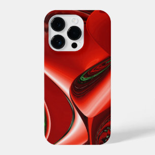 愛と希望の精神抽象芸術3Dレインボワート iPhone 14 PROケース