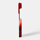 愛と希望の精神抽象芸術3Dレインボワート iPhoneケース (左側面)