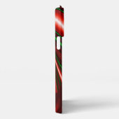 愛と希望の精神抽象芸術3Dレインボワート iPhoneケース (右側面)