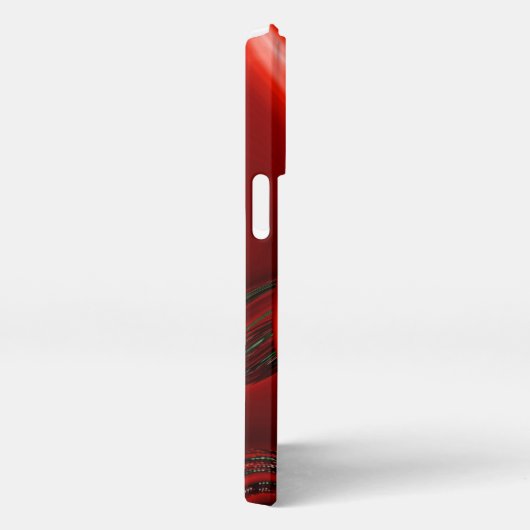 愛と希望の精神抽象芸術3Dレインボワート iPhoneケース (右側面)