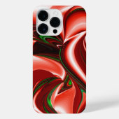 愛と希望の精神抽象芸術3Dレインボワート iPhoneケース (裏面)