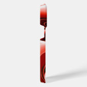 愛と希望の精神抽象芸術3Dレインボワート iPhoneケース (右側面)