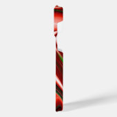 愛と希望の精神抽象芸術3Dレインボワート iPhoneケース (左側面)