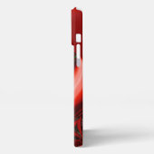 愛と希望の精神抽象芸術3Dレインボワート iPhoneケース (左側面)