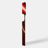 愛と希望の精神抽象芸術3Dレインボワート iPhoneケース (右側面)