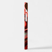 愛と希望の精神抽象芸術3Dレインボワート iPhoneケース (左側面)