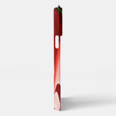 愛と希望の精神抽象芸術3Dレインボワート iPhoneケース (右側面)