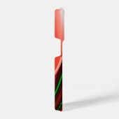 愛と希望の精神抽象芸術3Dレインボワート iPhoneケース (右側面)