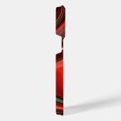 愛と希望の精神抽象芸術3Dレインボワート iPhoneケース (右側面)