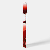 愛と希望の精神抽象芸術3Dレインボワート iPhoneケース (右側面)