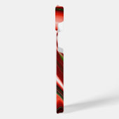 愛と希望の精神抽象芸術3Dレインボワート iPhoneケース (左側面)