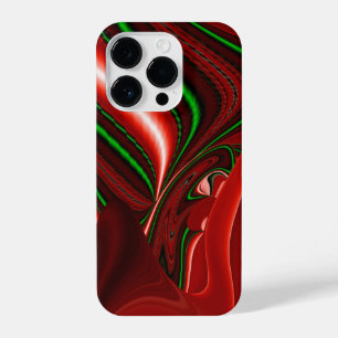 愛と希望の精神抽象芸術3Dレインボワート iPhone 14 PROケース