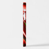 愛と希望の精神抽象芸術3Dレインボワート iPhoneケース (左側面)