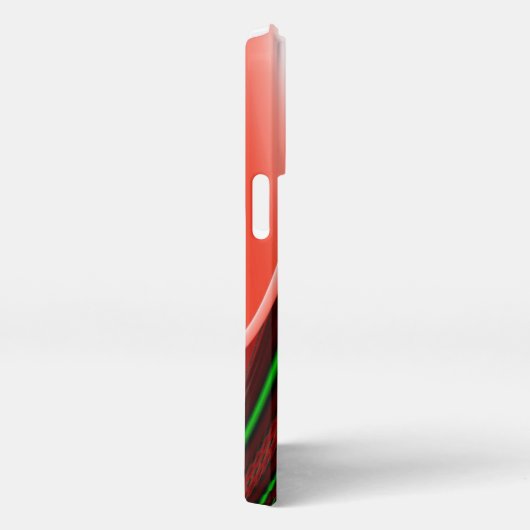 愛と希望の精神抽象芸術3Dレインボワート iPhoneケース (右側面)