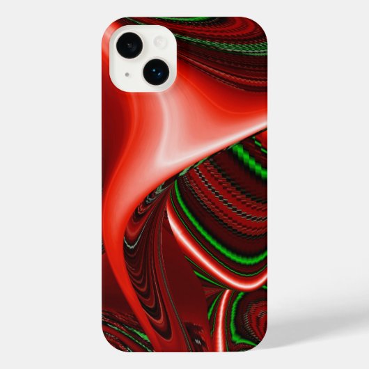 愛と希望の精神抽象芸術3Dレインボワート iPhoneケース (裏面)