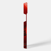 愛と希望の精神抽象芸術3Dレインボワート iPhoneケース (右側面)