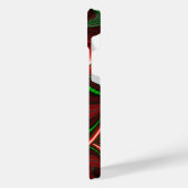 愛と希望の精神抽象芸術3Dレインボワート iPhoneケース (左側面)