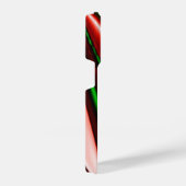 愛と希望の精神抽象芸術3Dレインボワート iPhoneケース (右側面)