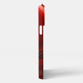 愛と希望の精神抽象芸術3Dレインボワート iPhoneケース (右側面)