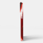 愛と希望の精神抽象芸術3Dレインボワート iPhoneケース (左側面)