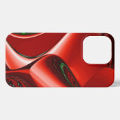 愛と希望の精神抽象芸術3Dレインボワート iPhoneケース (裏面横)