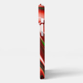 愛と希望の精神抽象芸術3Dレインボワート iPhoneケース (左側面)