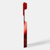 愛と希望の精神抽象芸術3Dレインボワート iPhoneケース (左側面)