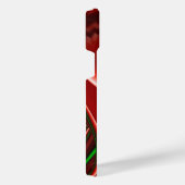 愛と希望の精神抽象芸術3Dレインボワート iPhoneケース (右側面)