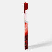 愛と希望の精神抽象芸術3Dレインボワート iPhoneケース (左側面)