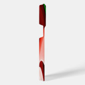 愛と希望の精神抽象芸術3Dレインボワート iPhoneケース (右側面)