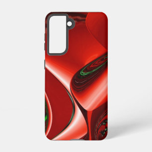 愛と希望の精神抽象芸術3Dレインボワート SAMSUNG GALAXY S21ケース